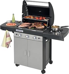 ¿Qué es una barbacoa de gas con 3 quemadores y cómo funciona?