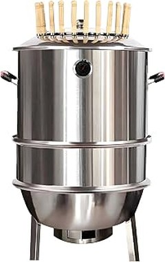Cómo elegir el ahumador vertical de carbón ideal para principiantes