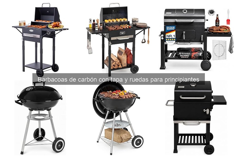 Barbacoas de carbón con tapa y ruedas: guía para principiantes
