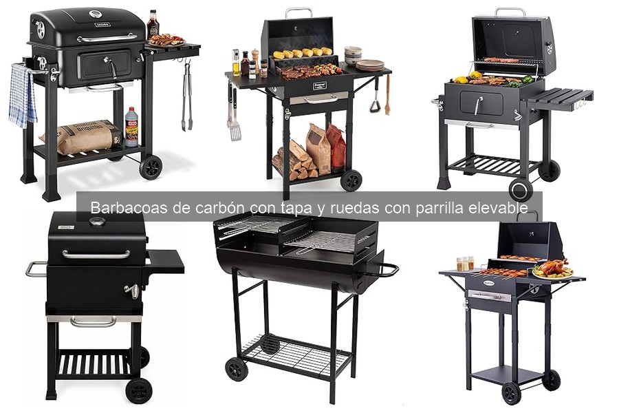 Barbacoas de carbón con tapa y ruedas: ¿Qué son y sus ventajas?