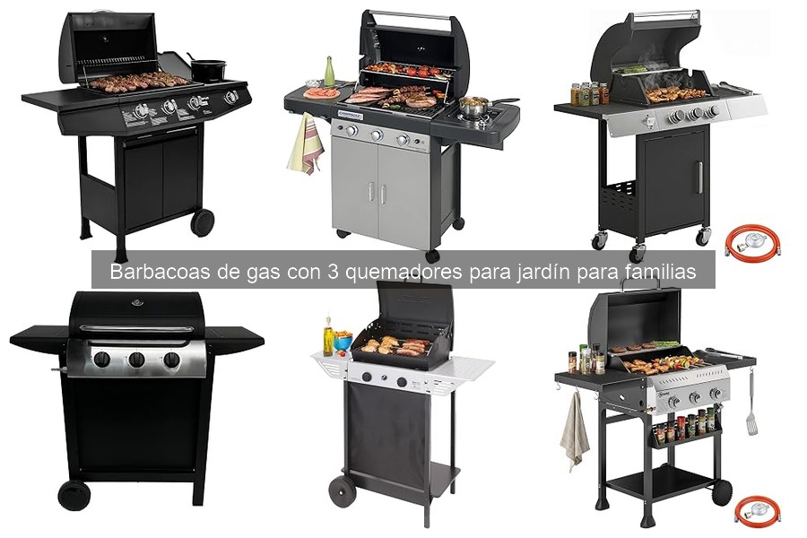 Cómo elegir la mejor barbacoa de gas con 3 quemadores para tu jardín