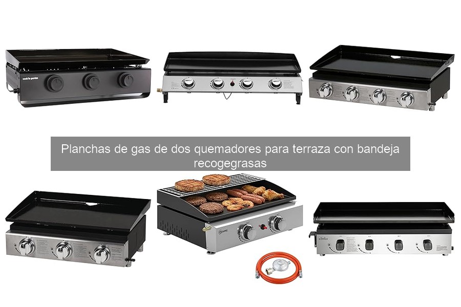 Cómo elegir la mejor plancha de gas de dos quemadores para terraza