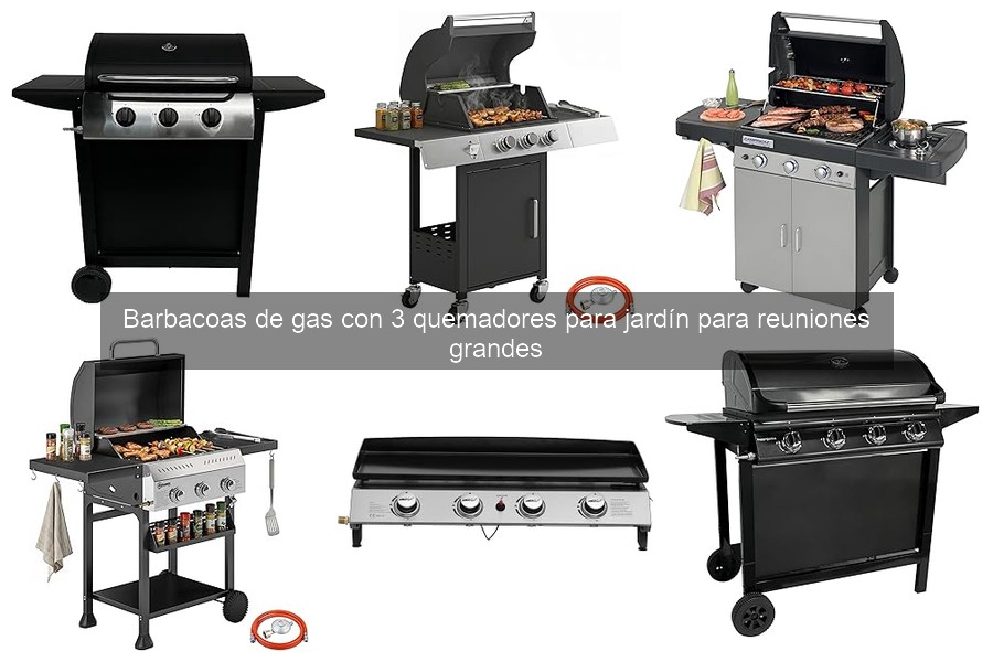 Cómo instalar y mantener tu barbacoa de gas con 3 quemadores