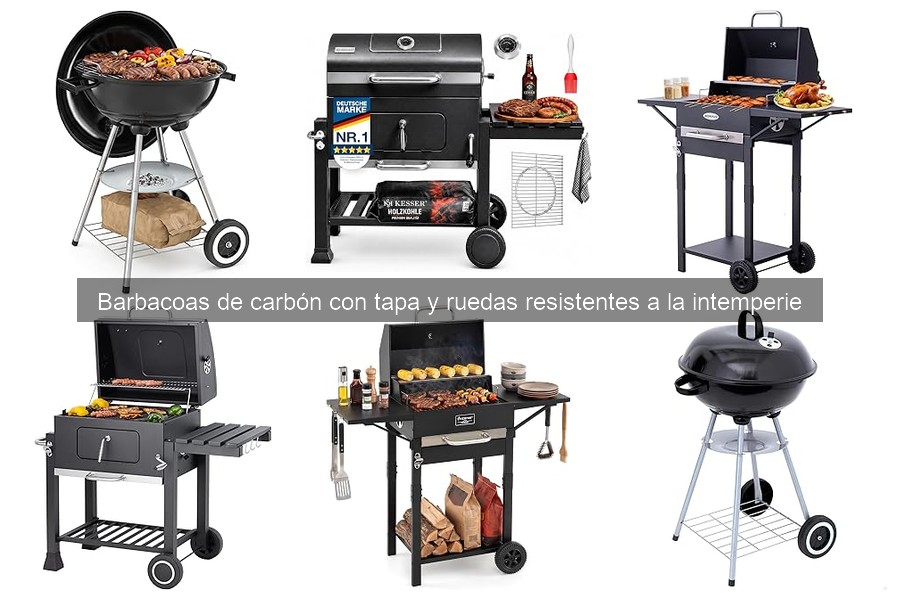 Cómo instalar y mantener una barbacoa de carbón con tapa y ruedas