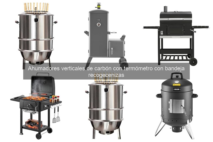 Cómo instalar y usar un ahumador vertical de carbón con termómetro