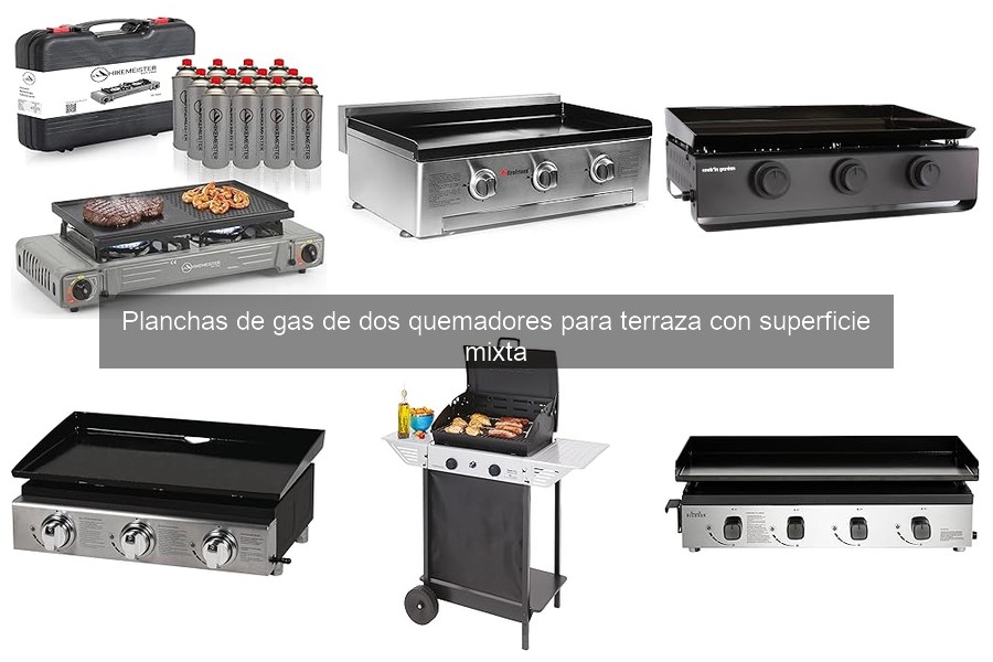 Cómo instalar y usar una plancha de gas de dos quemadores