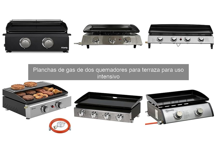 Comparativa 2026: Mejores Planchas de Gas de Dos Quemadores
