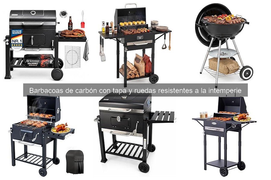 Comparativa de Barbacoas de Carbón con Tapa y Ruedas Resistentes