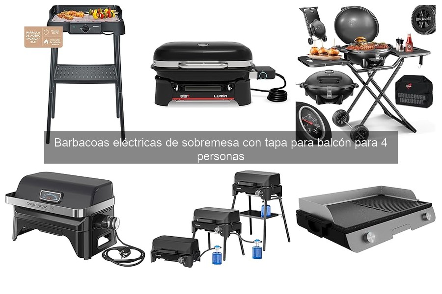 Comparativa de Barbacoas Eléctricas de Sobremesa para 4 Personas