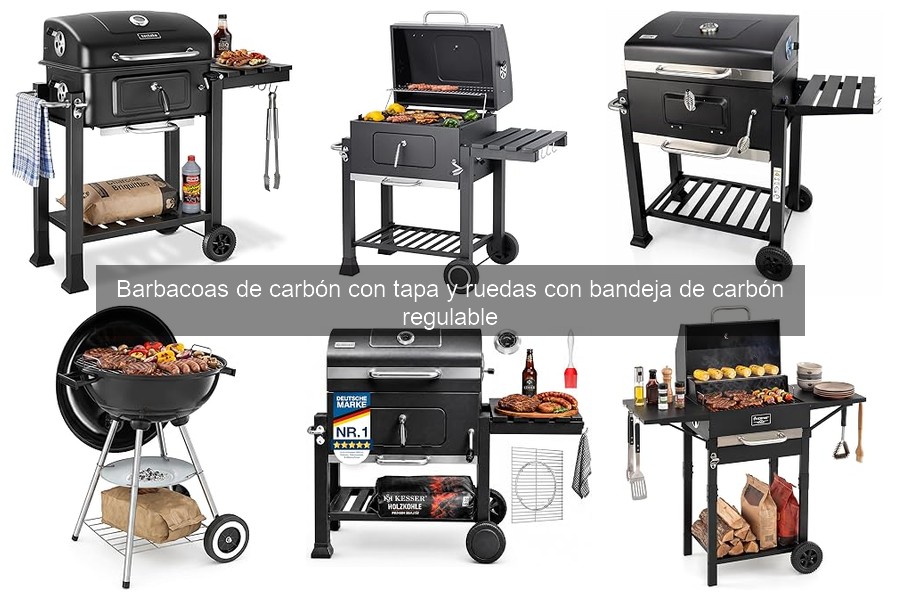 Comparativa de las Mejores Barbacoas de Carbón con Tapa y Ruedas