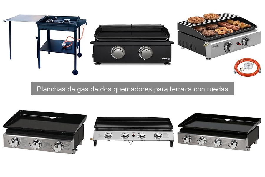 Comparativa de las Mejores Planchas de Gas de Dos Quemadores