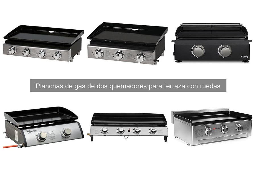 Descubre qué es una plancha de gas de dos quemadores para terraza