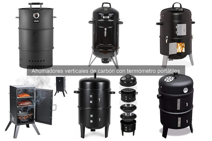 Guía de compra: Ahumadores verticales de carbón con termómetro