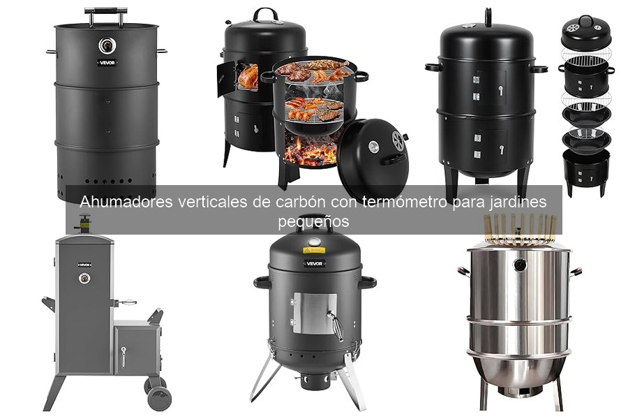 Guía de compra: Ahumadores verticales de carbón para jardines pequeños