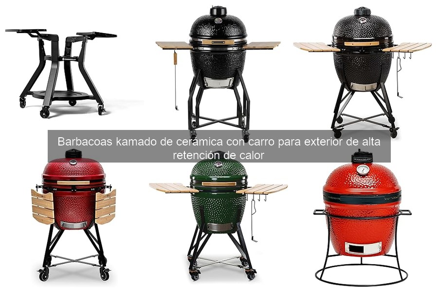Guía de compra de barbacoas kamado de cerámica con carro