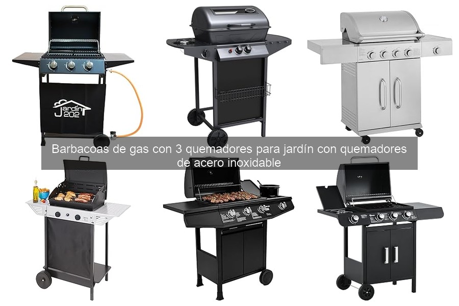 Guía de uso y mantenimiento de barbacoas de gas de 3 quemadores