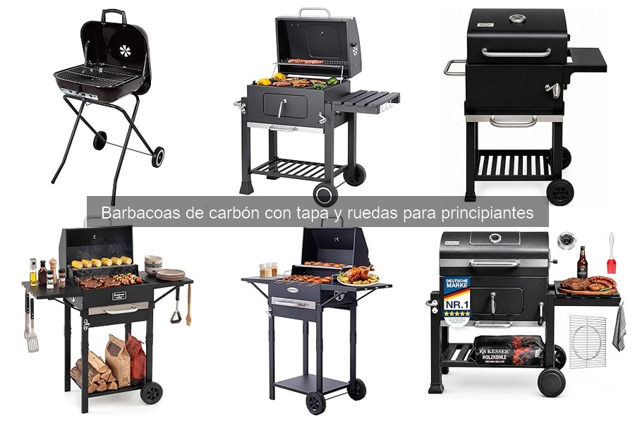 Guía para elegir barbacoas de carbón con tapa y ruedas para principiantes