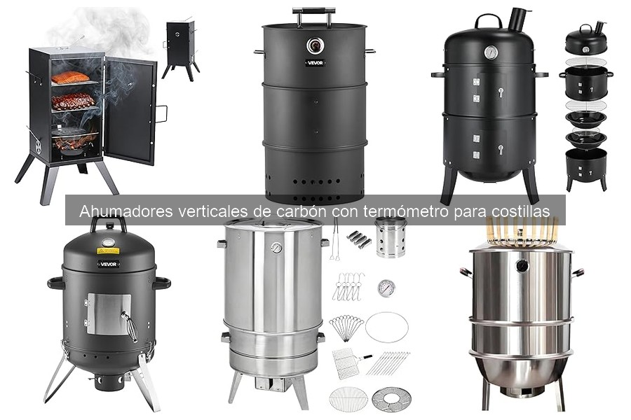 Guía para elegir el mejor ahumador vertical de carbón con termómetro