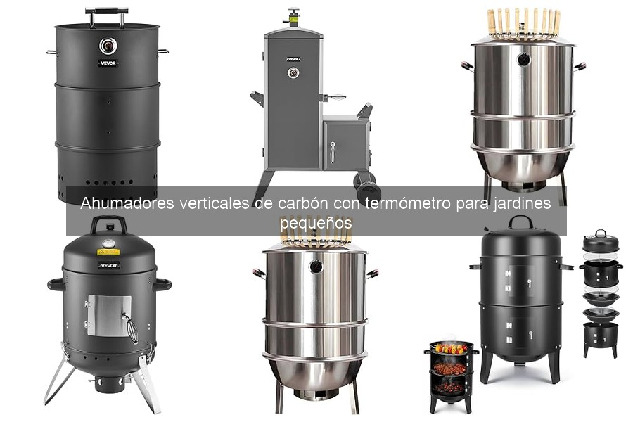 Mejores ahumadores verticales de carbón con termómetro 2026