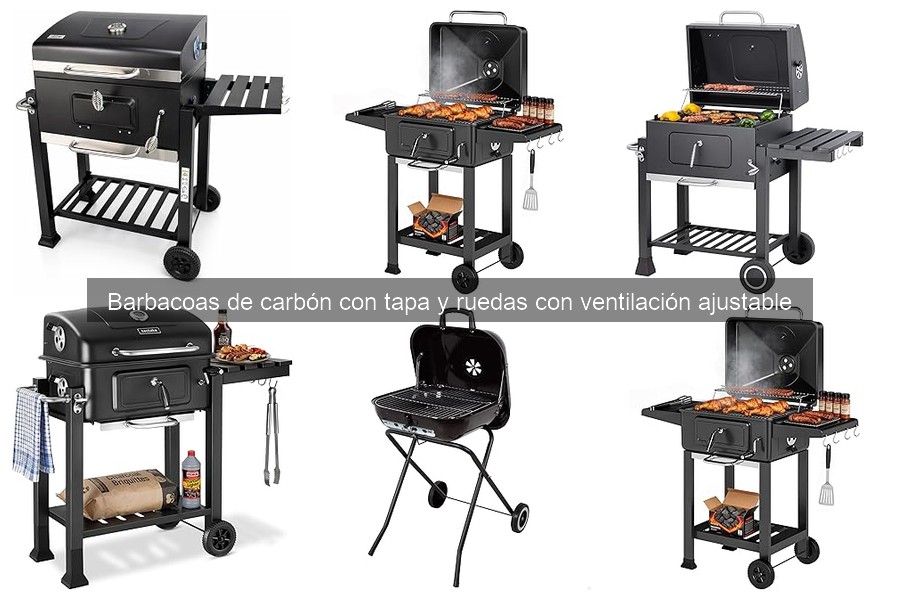 Mejores Barbacoas de Carbón con Tapa y Ruedas para Principiantes