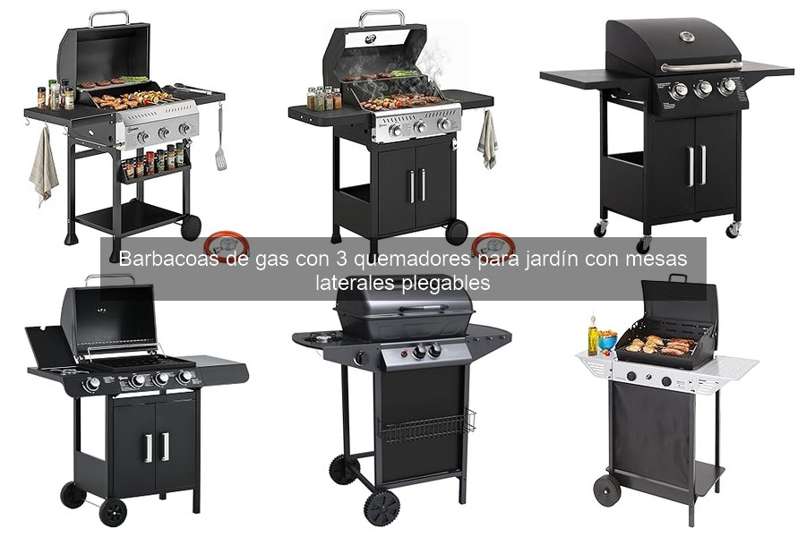 Mejores barbacoas de gas de 3 quemadores para jardín 2026