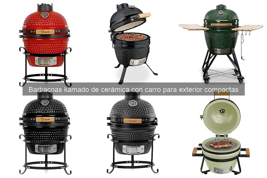 Mejores barbacoas kamado de cerámica compactas para espacios pequeños
