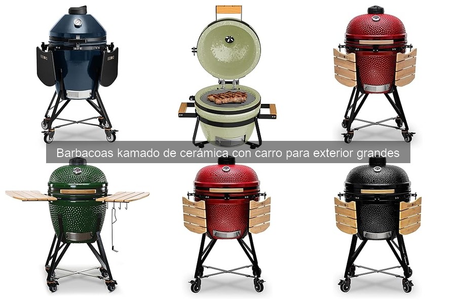 Mejores barbacoas kamado de cerámica grandes para asar 2026