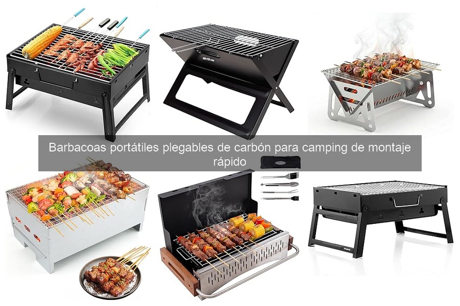 Mejores barbacoas portátiles de carbón para camping 2023