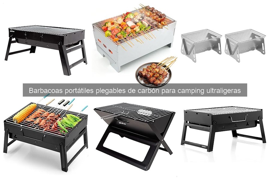 Mejores barbacoas portátiles de carbón para camping 2026