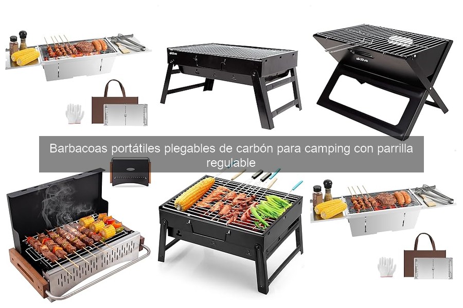 Mejores barbacoas portátiles plegables de carbón para camping 2023
