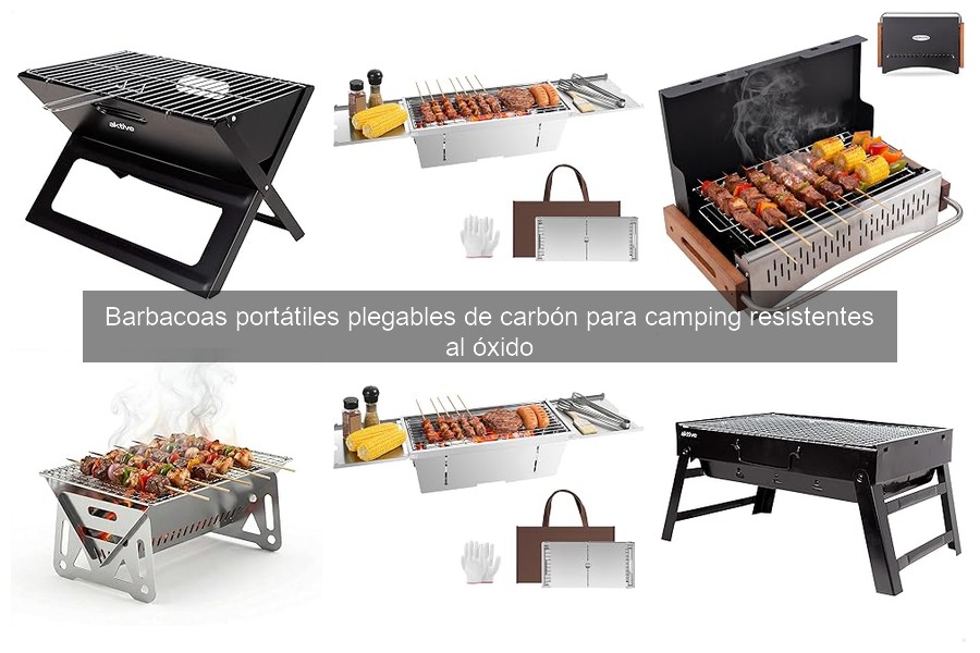 Mejores Barbacoas Portátiles Plegables de Carbón para Camping 2026