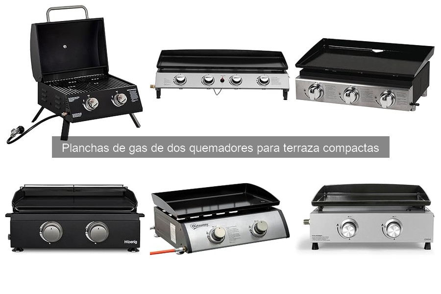Planchas de gas de dos quemadores: ¿Qué son y beneficios?