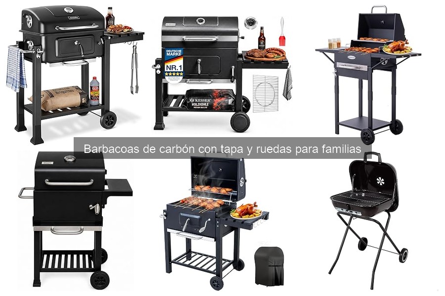 Problemas comunes al usar barbacoas de carbón con tapa y ruedas