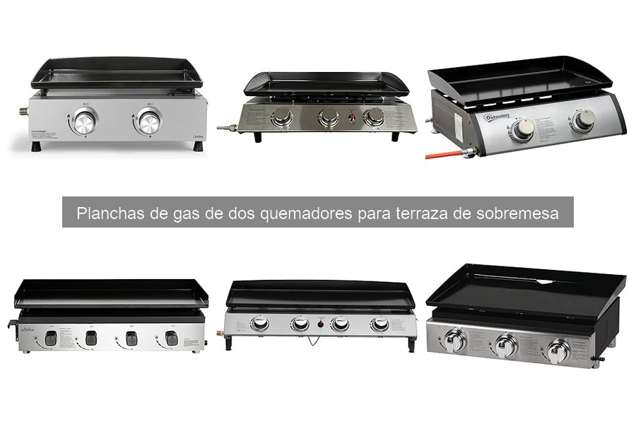 Problemas comunes con planchas de gas de dos quemadores