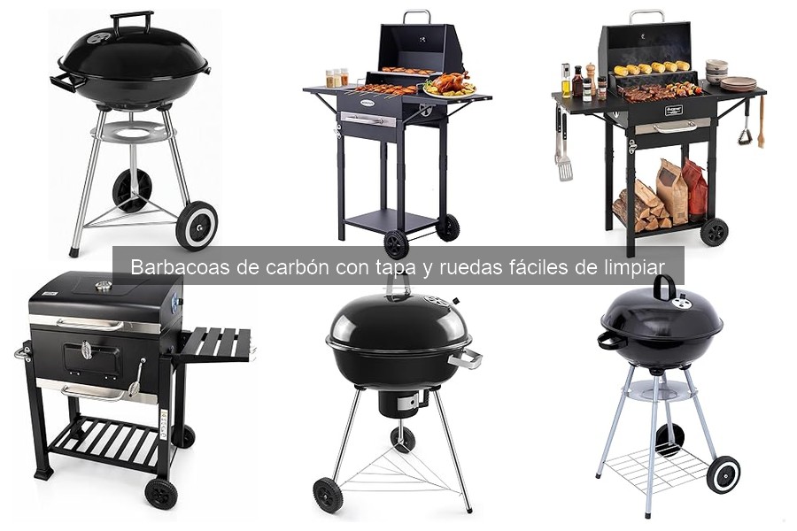Problemas comunes en barbacoas de carbón con tapa y ruedas