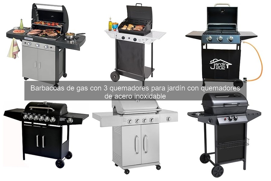 Problemas comunes en barbacoas de gas con 3 quemadores