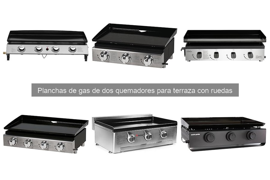 Problemas comunes y soluciones en planchas de gas de dos quemadores