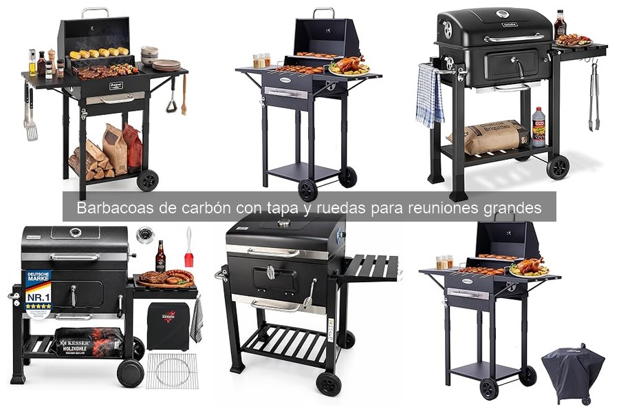 ¿Qué considerar al comprar una barbacoa de carbón con tapa y ruedas?