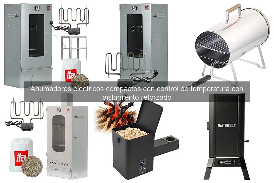 ¿Qué es un ahumador eléctrico compacto con control de temperatura?