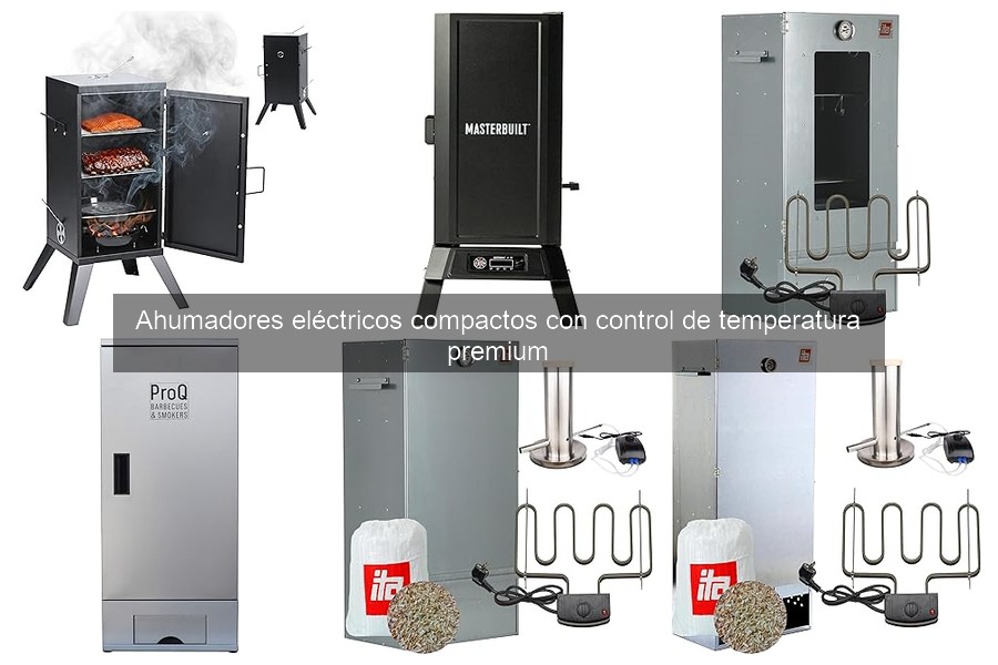 ¿Qué es un ahumador eléctrico compacto premium?
