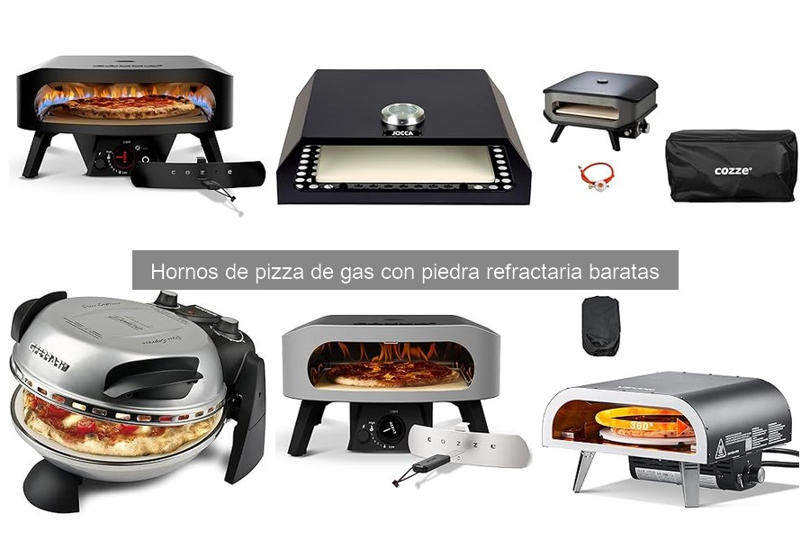 ¿Qué es un horno de pizza de gas con piedra refractaria?