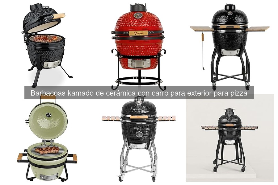 ¿Qué es una barbacoa kamado de cerámica para pizza?