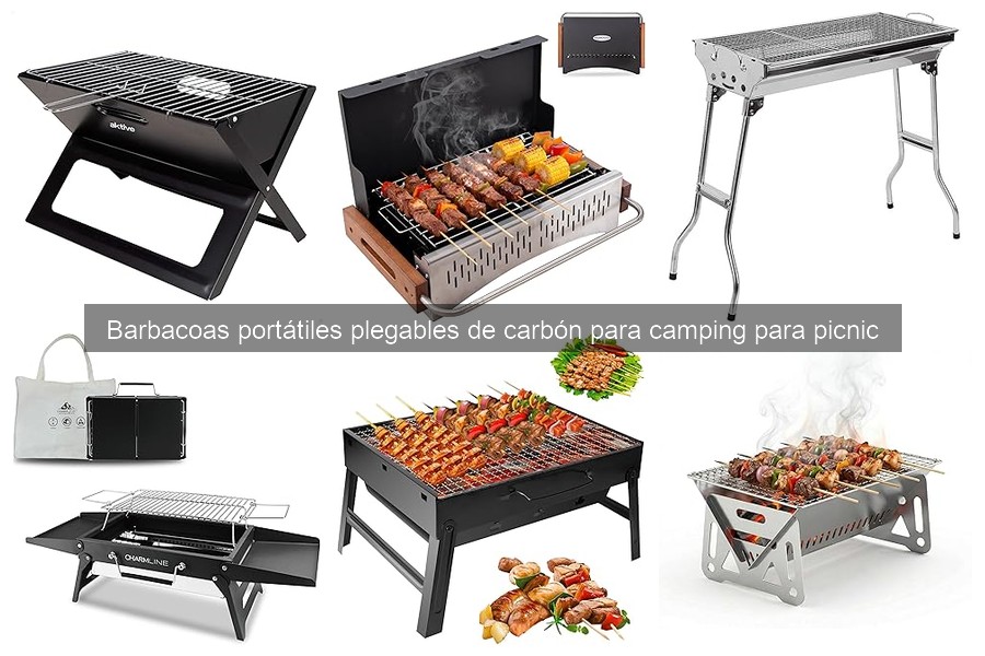 ¿Qué son las barbacoas portátiles plegables de carbón?