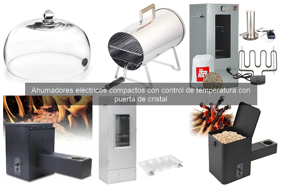 ¿Qué son los ahumadores eléctricos compactos con control de temperatura?