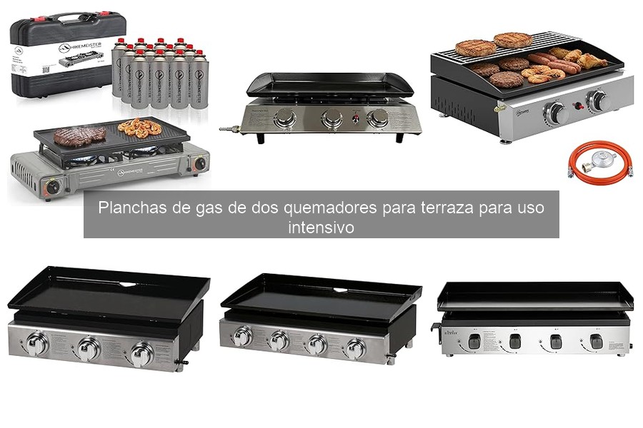 Ventajas de las planchas de gas de dos quemadores para terraza