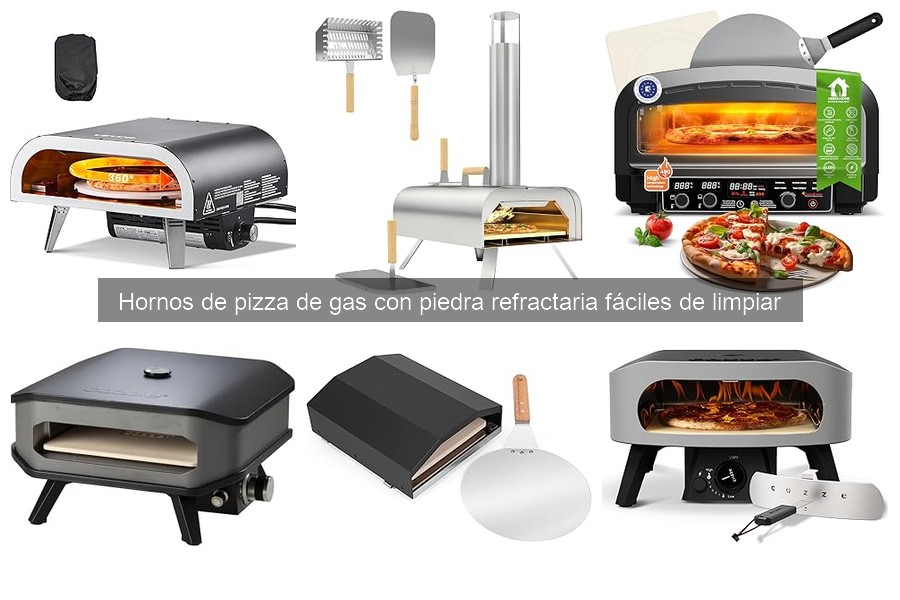 Ventajas de los hornos de pizza de gas con piedra refractaria