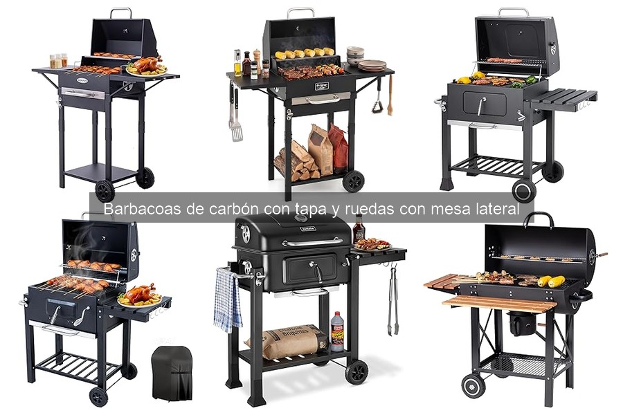 Ventajas de una barbacoa de carbón con tapa y ruedas