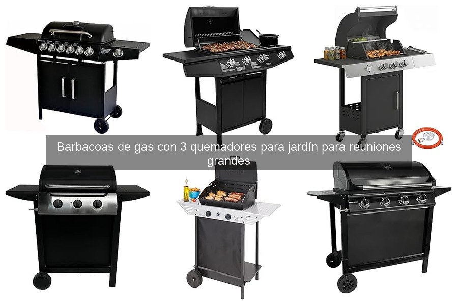 Ventajas de usar una barbacoa de gas con 3 quemadores para jardín