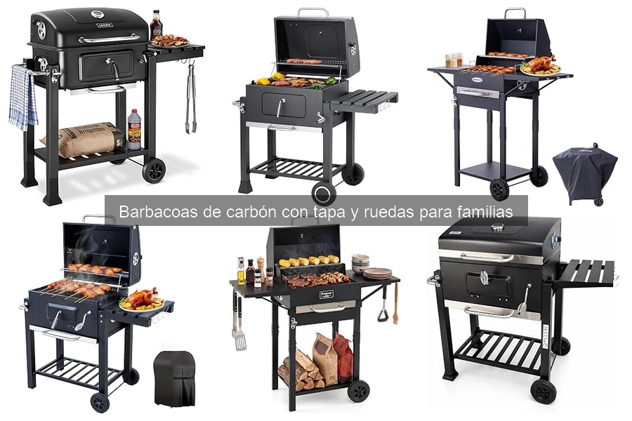 Ventajas y Desventajas de Barbacoas de Carbón con Tapa y Ruedas