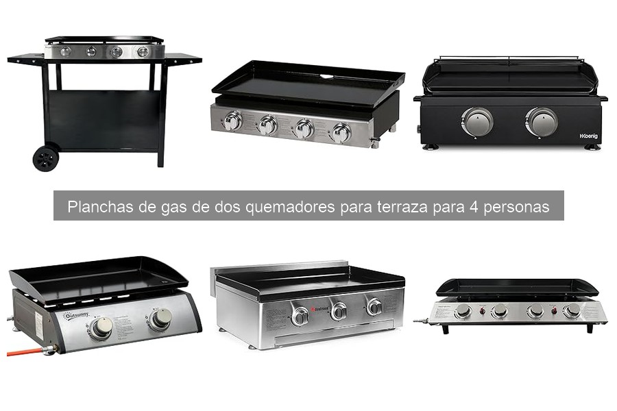 Ventajas y desventajas de las planchas de gas de dos quemadores